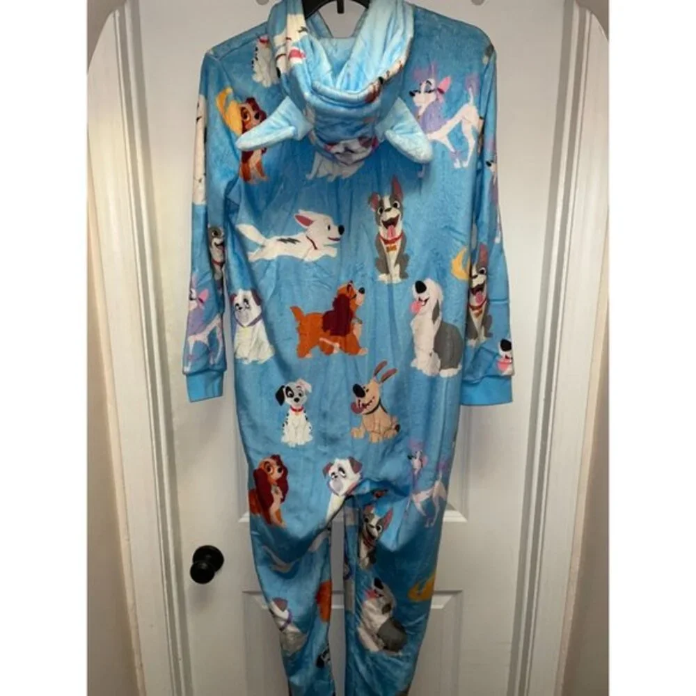 Disney Dogs One-Piece Pajama Romper Bodysuit Women's MEDIUM - Picture 14 of 15